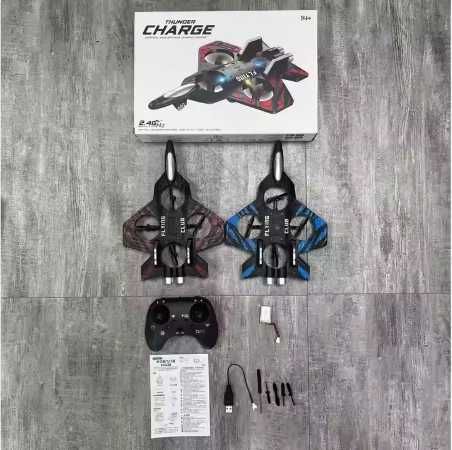 Дрон-самолет FLYING CLUB 2.4GHz с LED светлини дистанционно управление