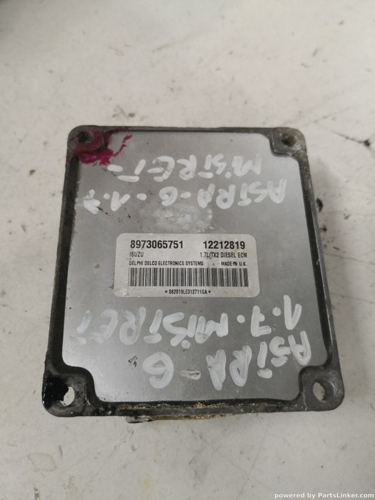 Calculator Ecu Opel Astra G Hatchback (F48_, F08_, T98) [ 1998 - 2009