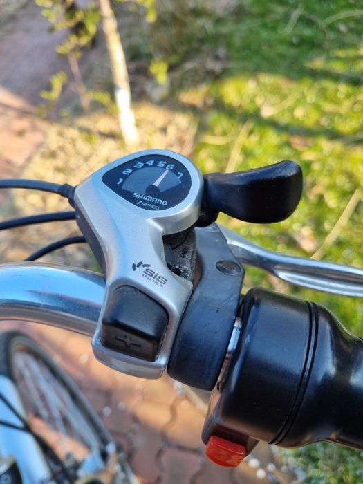 Bicicletă Electrică 28" Cadru din Aluminiu Shimano 7V Baterie Li-Ion 37V,12Ah