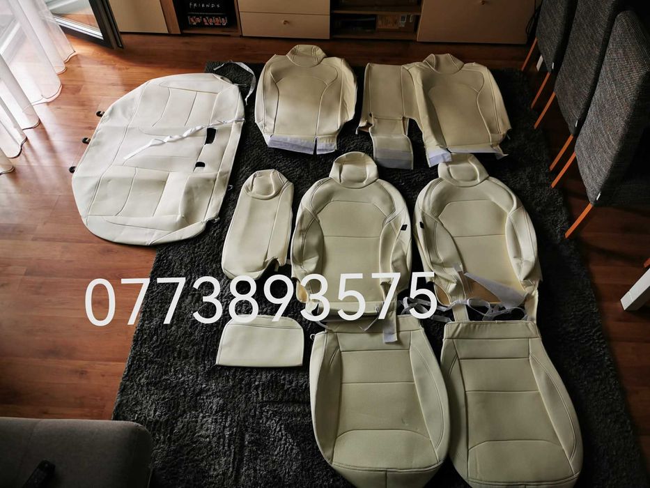 Huse de protectie dedicate TESLA Model 3 HIGHLAND scaune bancheta cot