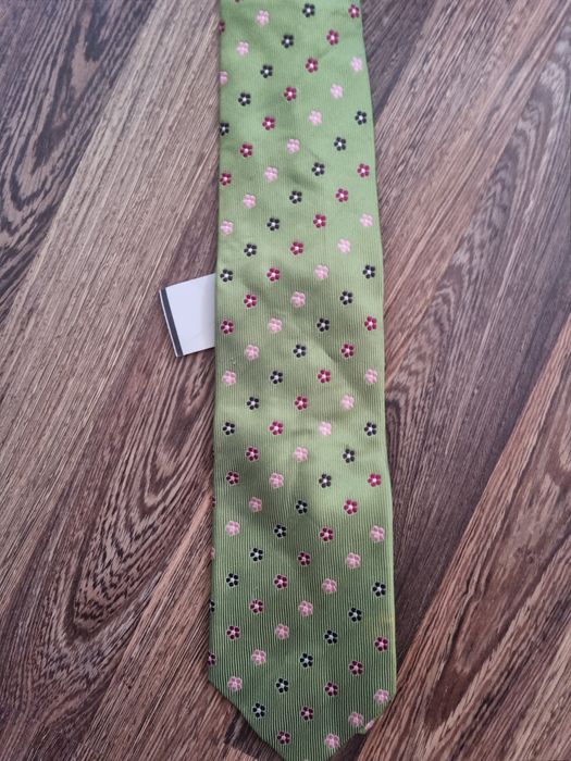 Cravata verde barbati