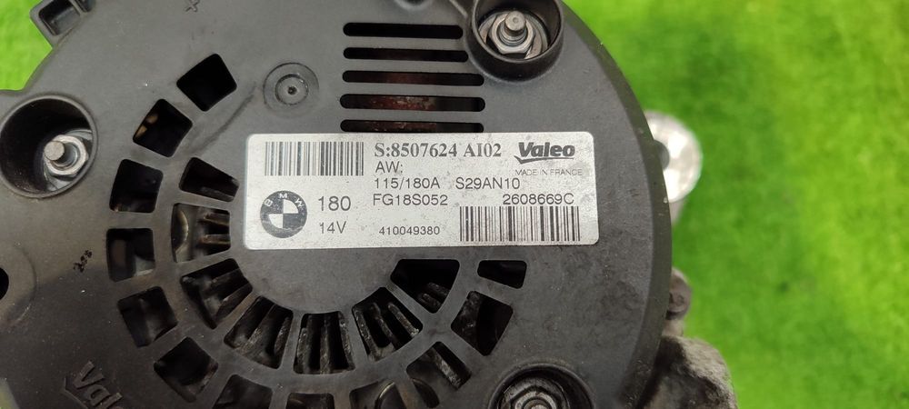 ALTERNATOR BMW 5 SERIES 520D 2010–2013 COD OEM 12318507624 / 8507624 / 12318507625 / VALEO FG18S052 (5A2)