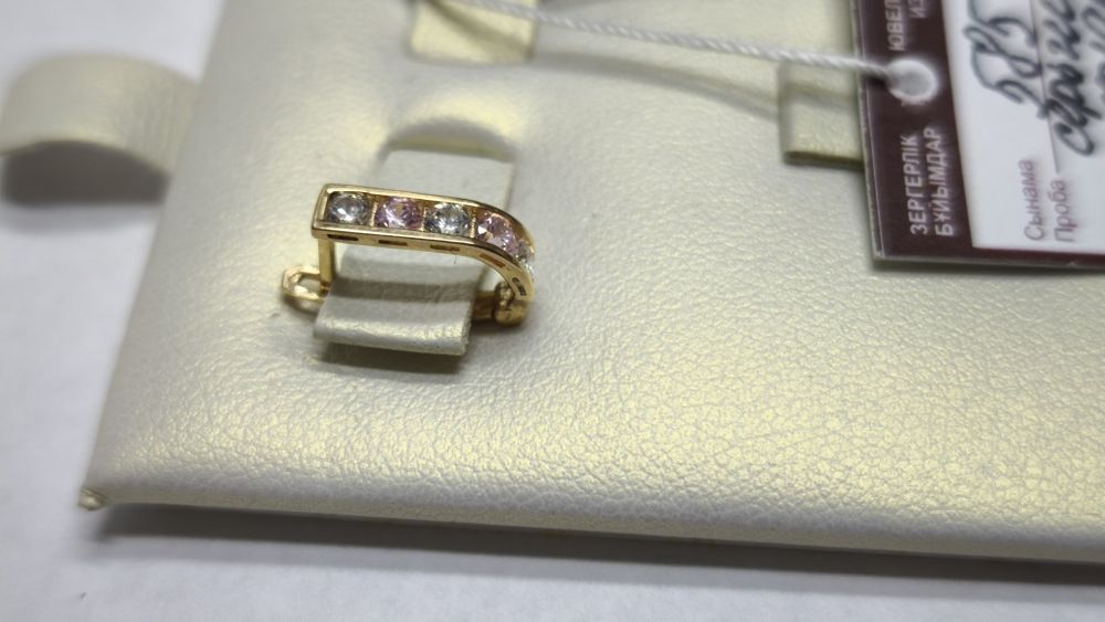 Десткие серьги из золота