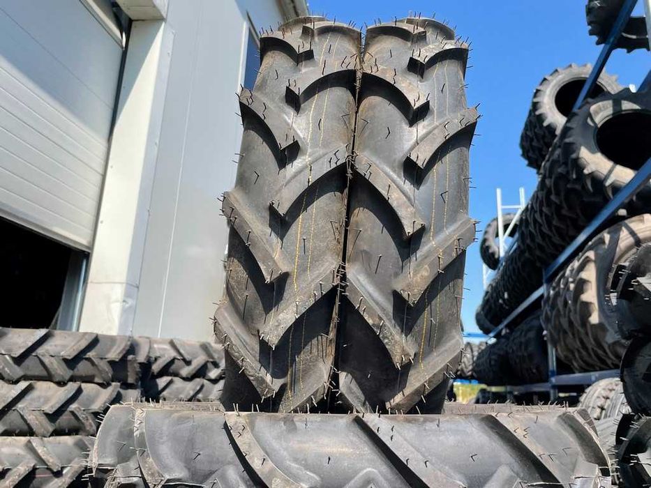 Cauciucuri noi 5.00-15 cu 6 pliuri de tractiune pentru tractor