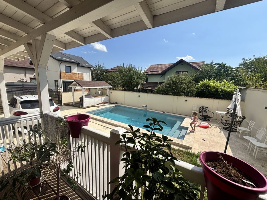 Proprietar | Vilă cu piscină, 4 camere, 3 băi, 255 mp utili | Comuna Berceni – Zona Mămina | 1.700 €/lună