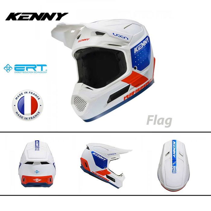 Кросова каска KENNY PERFORMANCE 2025, Full Face Сертифицирана, ФРАНЦИЯ