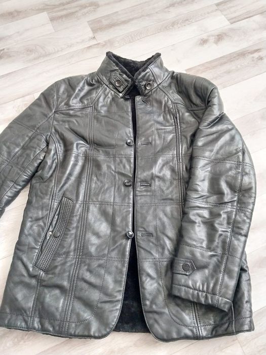 Продам мужскую дублёнку +норковую шапку