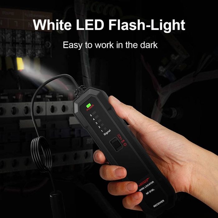 Локатор (трекер) подземных кабелей NOYAFA NF-818L, трассоискатель