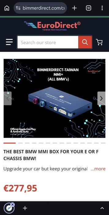 BMW F MMI BOX AndroidAuto/Carplaу ID5/ID6
