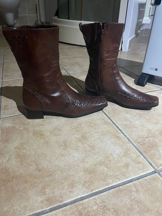 Botine piele naturală