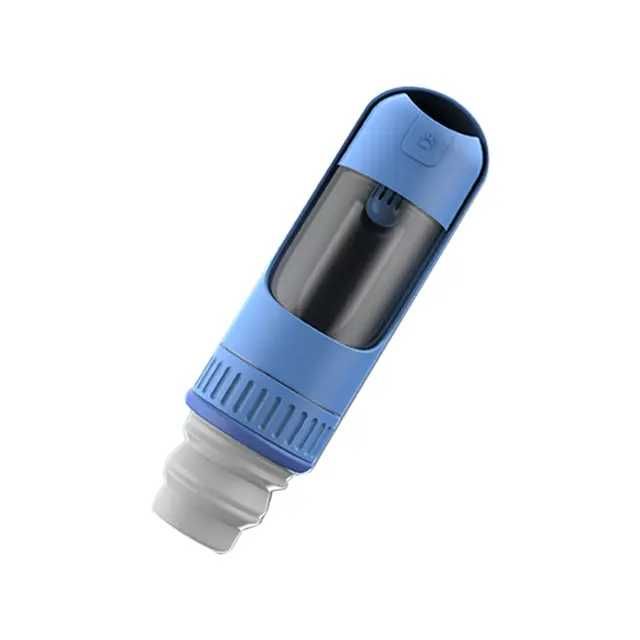 Sticla cu apa cu compartiment pentru hranire animale, pets