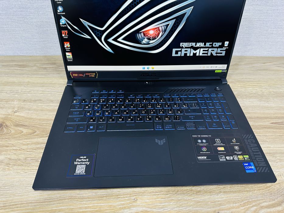 ASUS TUF Core i7-13Gen+RTX4060-8 ГБ, проработал всего 4 дня, как новый