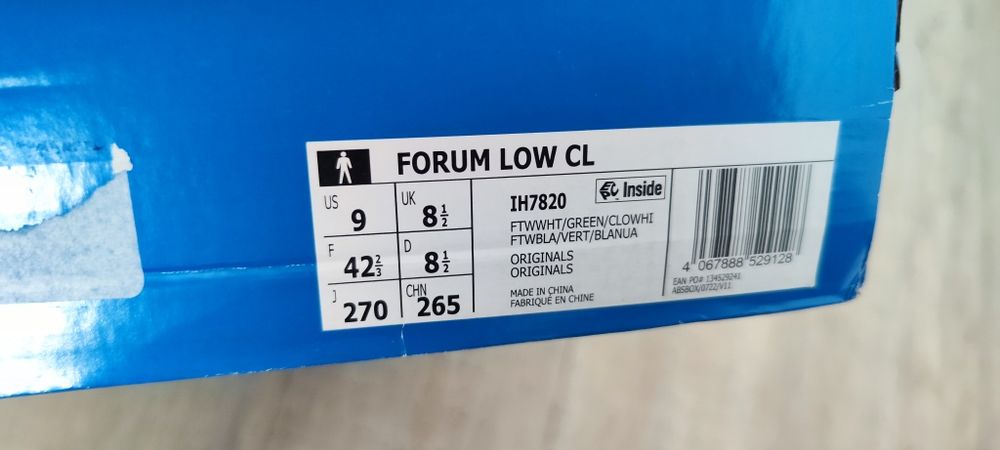 Adidas forum 42.5