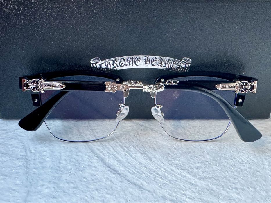 Очила за компютър Диоптрични рамки прозрачни слънчеви chrome hearts