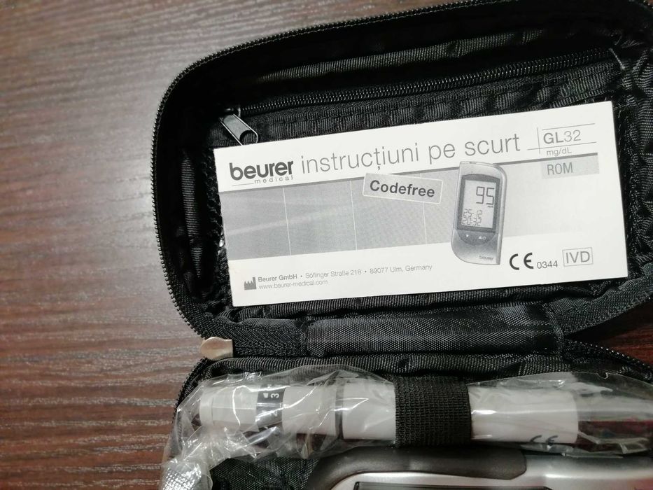 Glucometru Beurer/măsurarea glicemiei