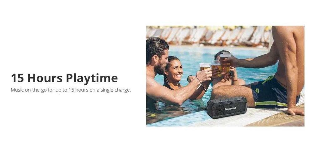 SoundPulse™ Kолона Tronsmart Force+ 40W 3D BASS Гласов Контрол TWS NFC