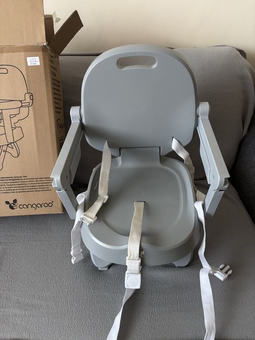 Бустер столче Cangaroo Papaya Сиво