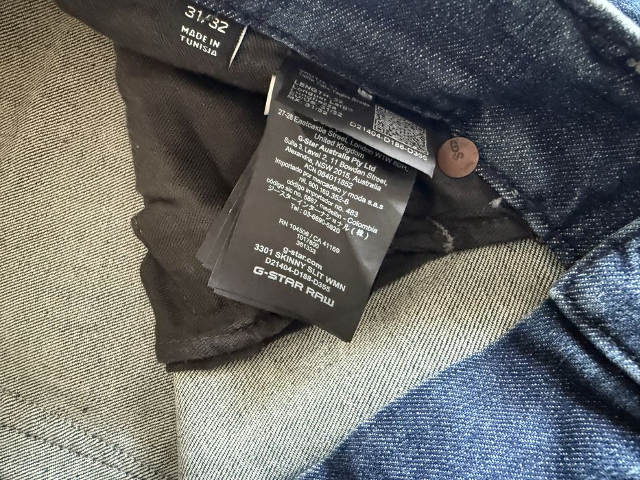 G-Star RAW 3301 Skinny Slit Jeans ОРИГИНАЛНИ дамски дънки - 28-30