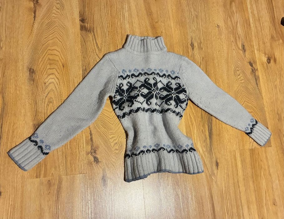 Топъл вълнен пуловер, XXS