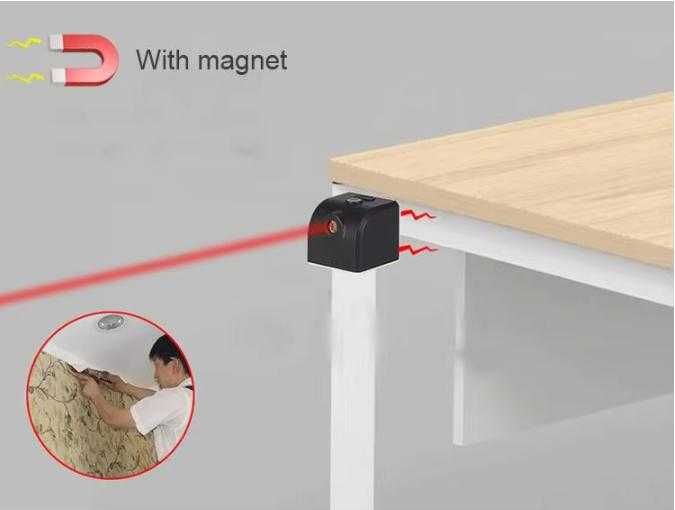 360° Лазерно Нивелиране Кръстосани Линии Магнитно Измерване Адсорбция