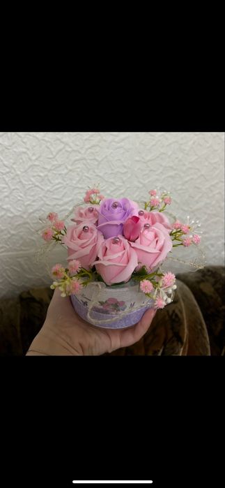 Aranjamente trandafiri sapun