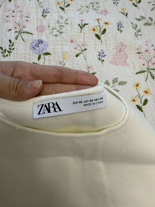 Короткое платье, айвори