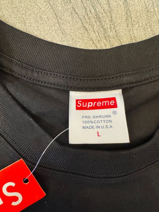 Tricou Supreme Alb/Negru M/L  Noi