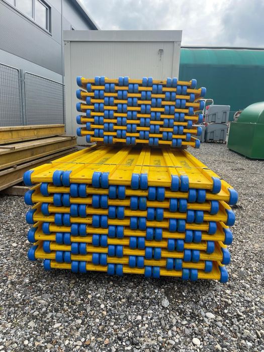 Cofraje tip doka, lana, panouri galbene lemn, placa cofrare, tego