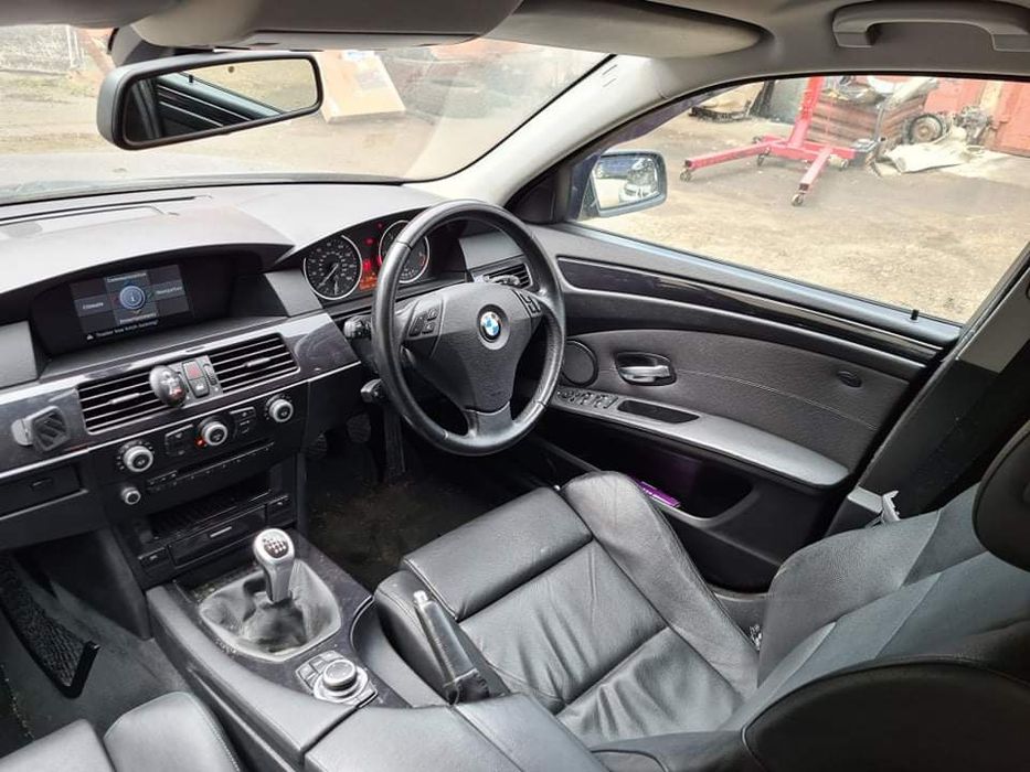 BMW E60 520D 177кс N47 Facelift Dynamic recaro ръчка НА ЧАСТИ !