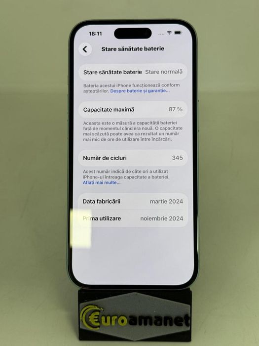 Telefon mobil Apple iPhone 15, 128GB, 5G, Green -A-