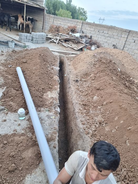 Йама казиш устаси ва сантехника хизмати.