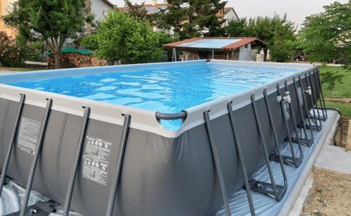 Intex bestway 3.66х1.33 каркасный бассейн + фильтр-насоса лестница