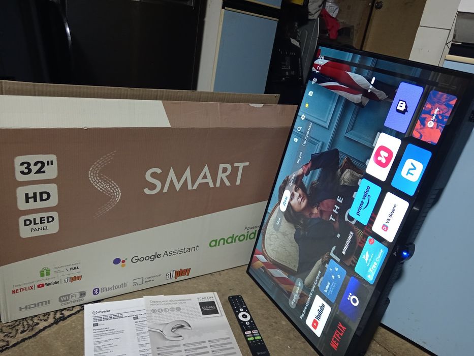 Продам смарт тв 32 новый