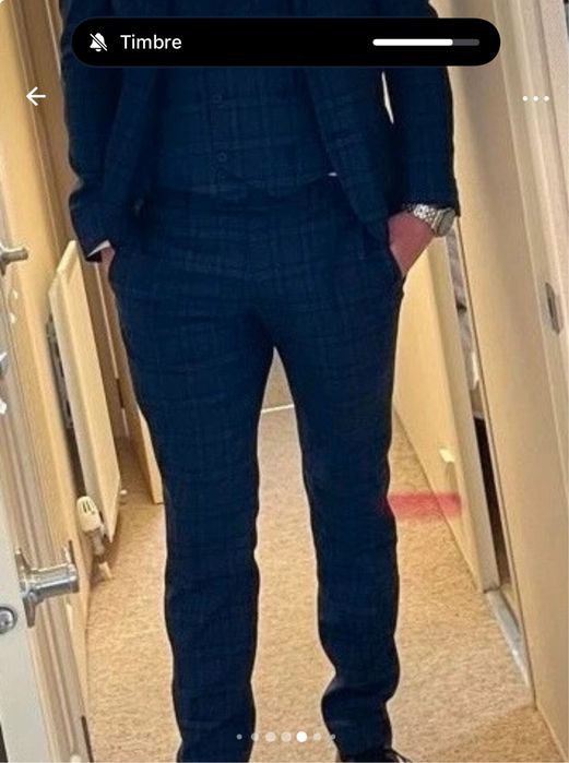 кариран костюм Next