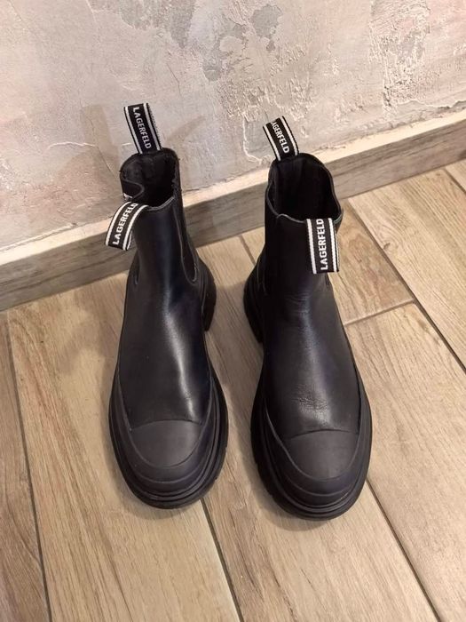 Боти естествена кожа karl lagerfeld 39 номер