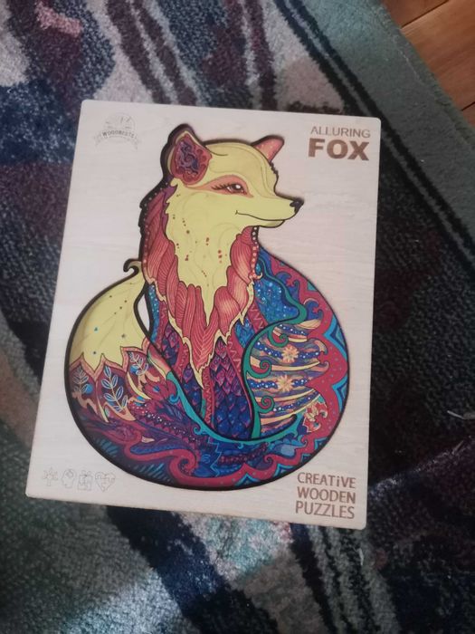 Нов дървен пъзел Лисица/FOX, 300 части