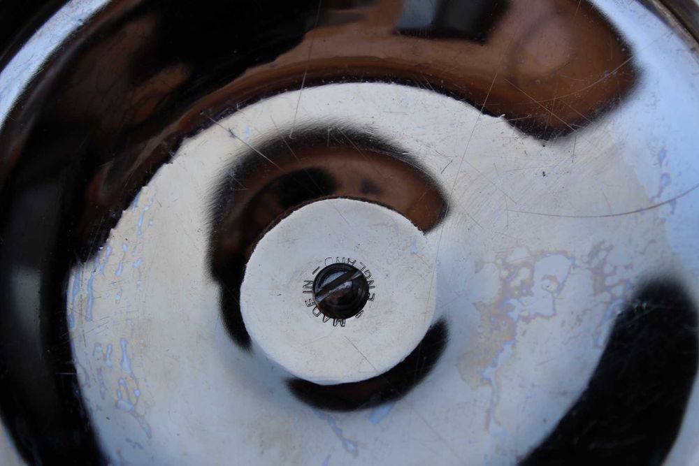 Bomboniera sticla taiata/metal ANGLIA, prima parte secol 20