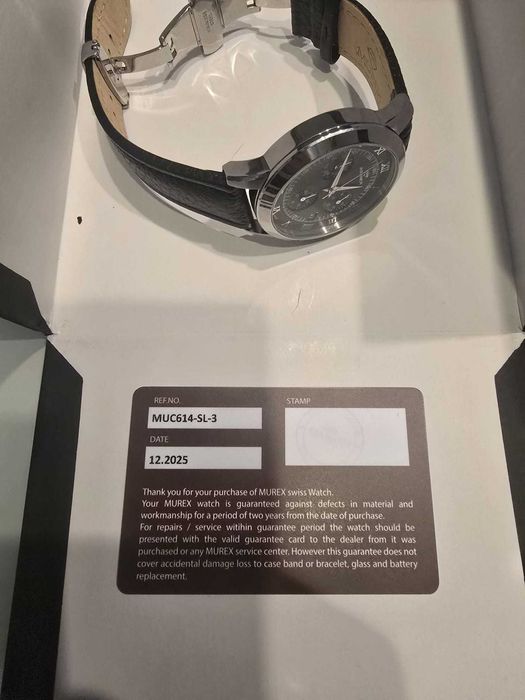 Ceas nou-nouț, Swiss Made, Murex - Swiss Chronograph - MUC614-SL-3