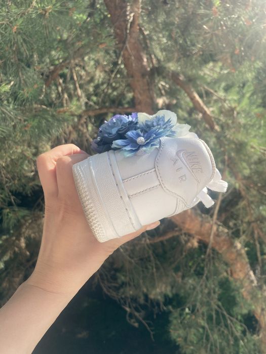 Nike air force one custom flower