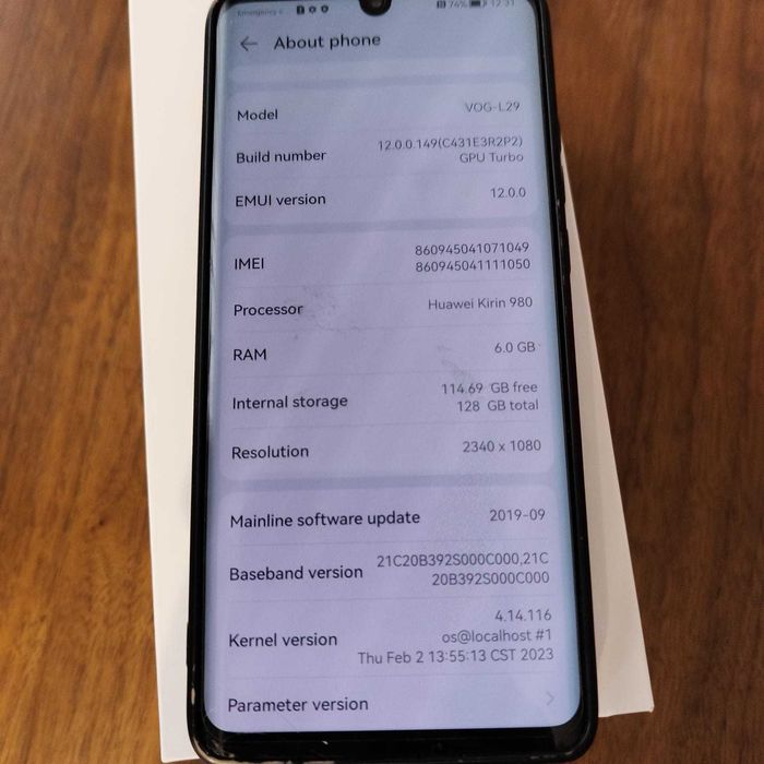 HUAWEI P30 PRO 6 Gb Ram 128 Gb