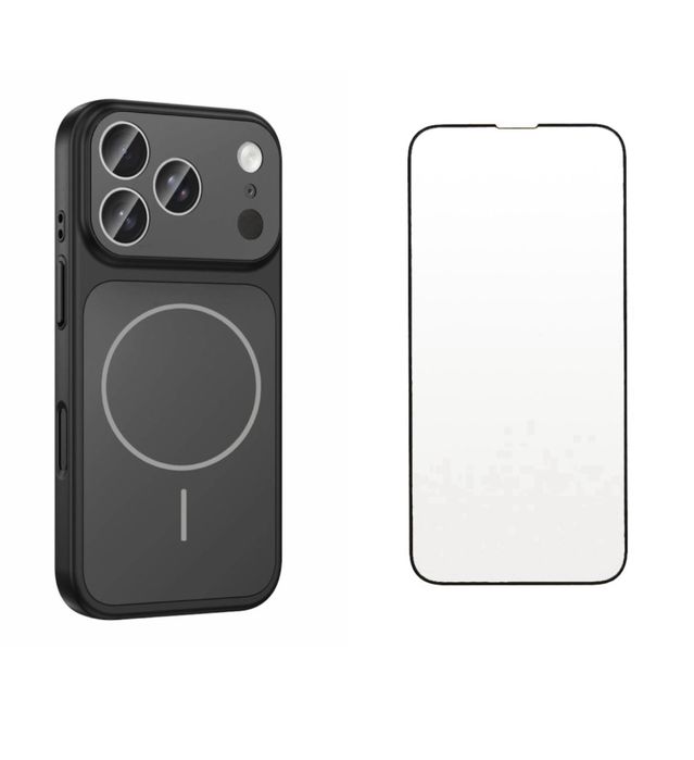 Husa Magsafe TPU + Folie Sticla Iphone 17/17 PRO/17 PRO MAX/17 AIR