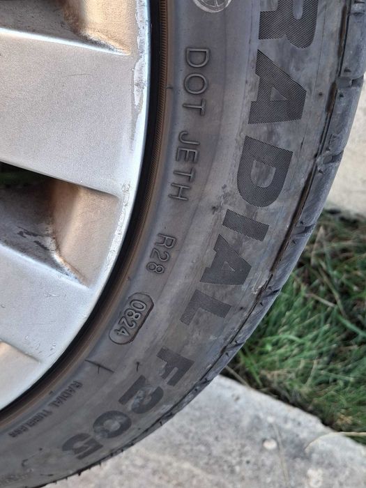 Jante BMW R17 anvelope vara noi DOT 2024 E39/E46/E60/E61/E90/E91