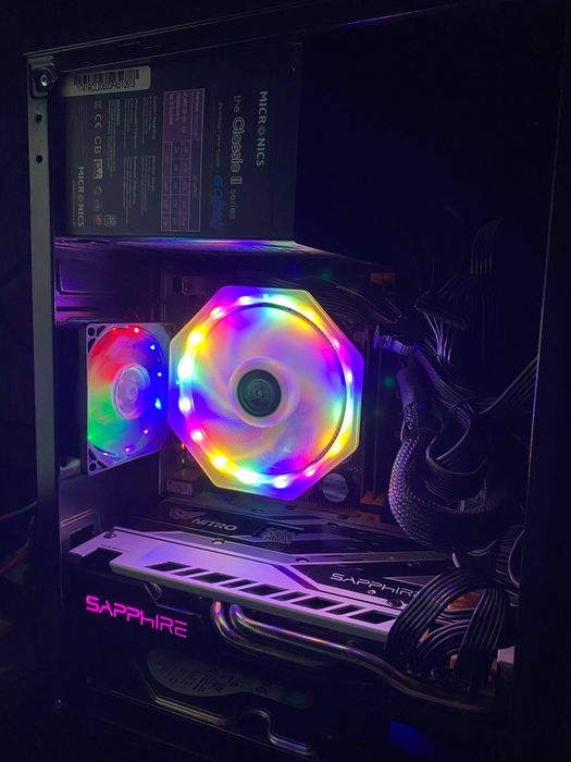 TOP Igravo Kompyuter i5 RX570 16GB SSD | 180Hz + 75Hz Monitor