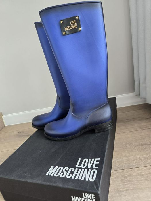Love Moschino НОВИ Дамски гумени ботуши