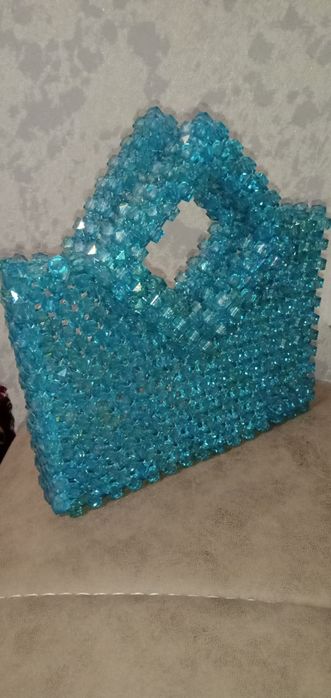 Ручная изделия сумка из бусина