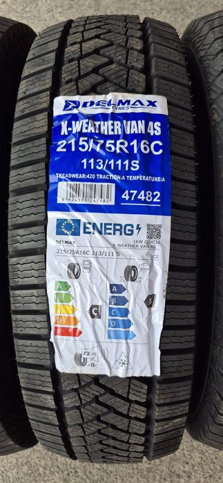 4 anvelope M+S noi Delmax 215/75/16C,dot 2024.Pretul este pe bucata.