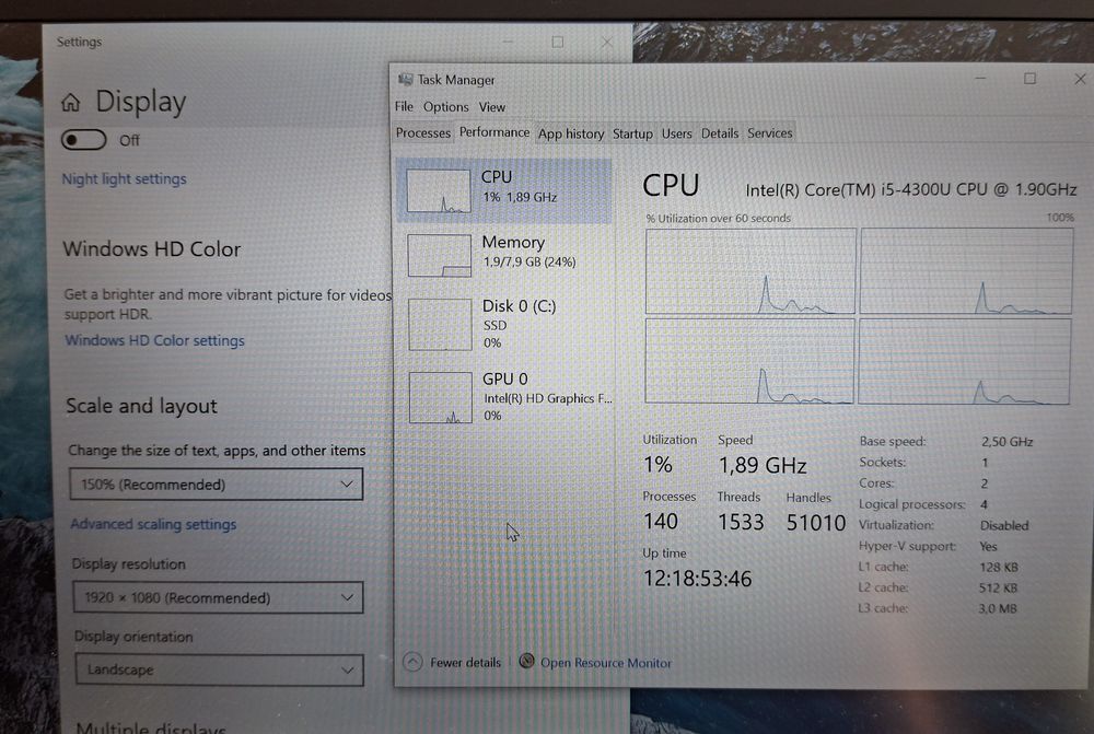 14' FullHD HP Elitebook 840 Core i5-4300U/128GB SSD/8GB/Бат.5ч./4G SIM