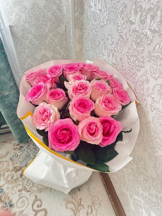 Цветы 21 штук роза