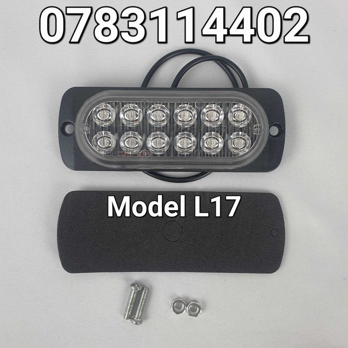 Lampa Led Rosie-Ceata-Pozitie-Stop-Remorca-Trailer-Platforma-Atv - L17