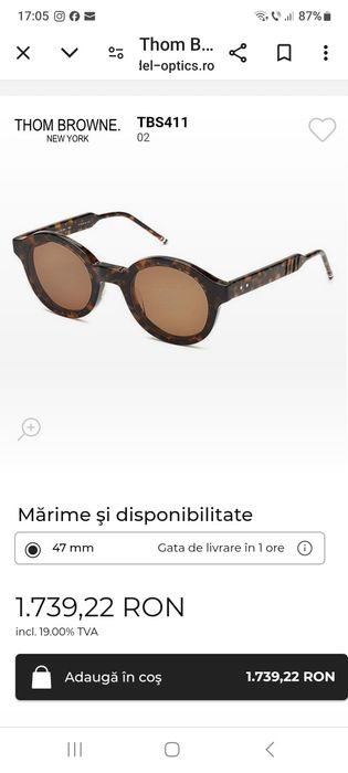 Thom Browne ochelari, sunglasses